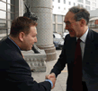 Ambassador Arrives For British Celebration