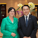 德国图林根州州长下榻西安索菲特人民大厦
