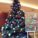 香港诺富特世纪酒店发起环保圣诞树活动