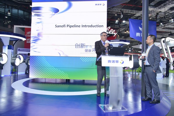 赛诺菲中国研发中心负责人Denis Bonnet介绍赛诺菲研发管线